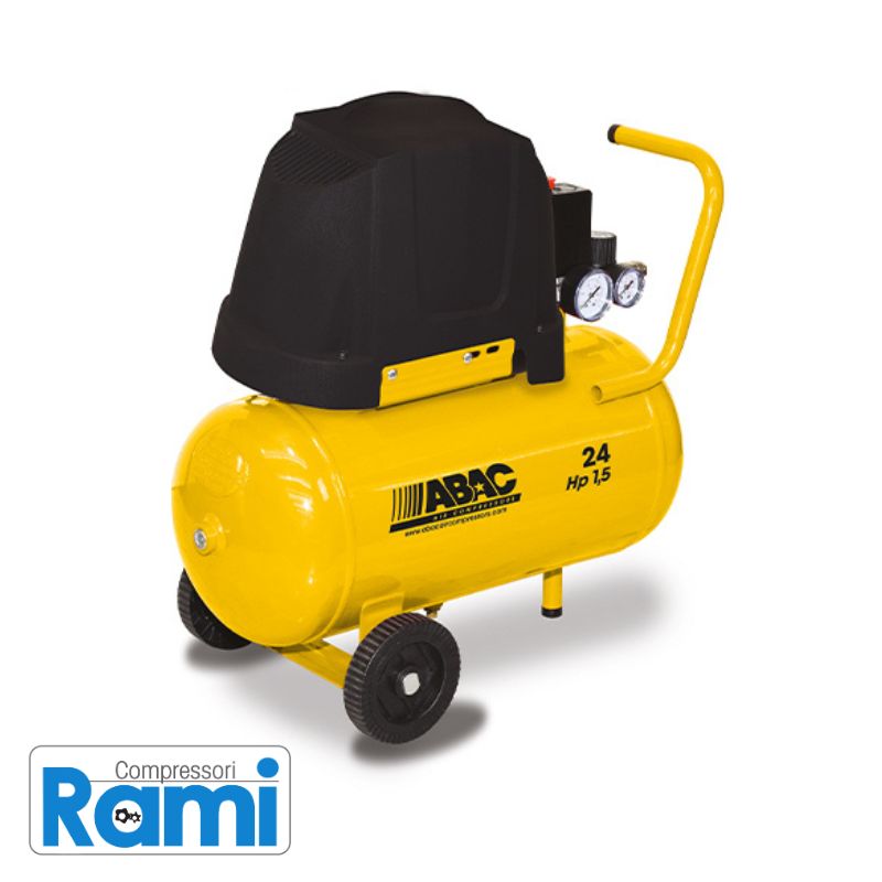 Compressore Abac Pole Position B15 Baseline - 1.5Hp, 8bar, serbatoio 24 litri