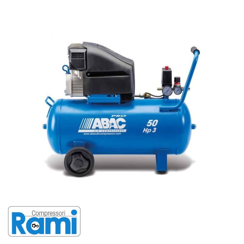 Compressore Abac Montecarlo L30P a pistone - 3Hp, 10bar, 50 litri