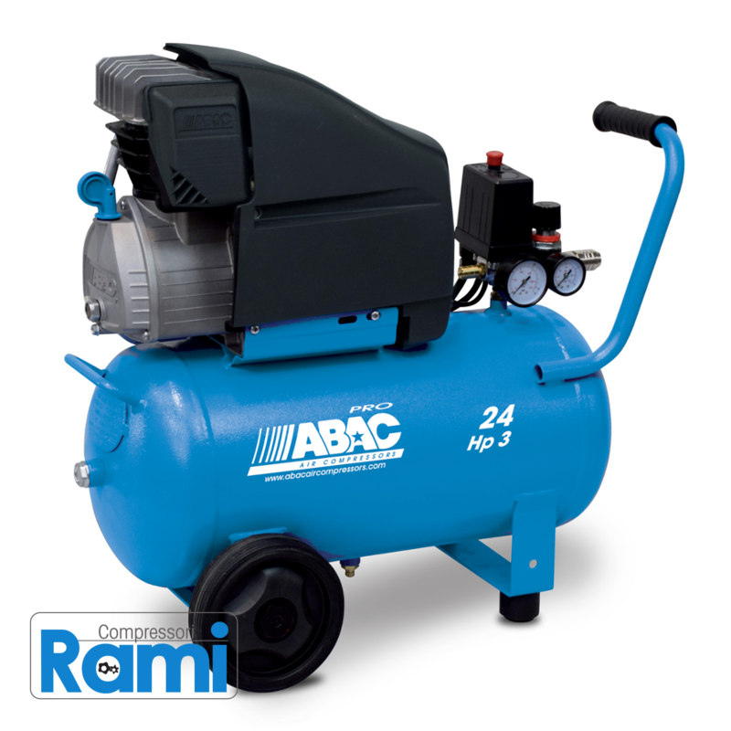 Compressore Abac Pole Position L30P a pistone - 3Hp, 10bar, 24 litri