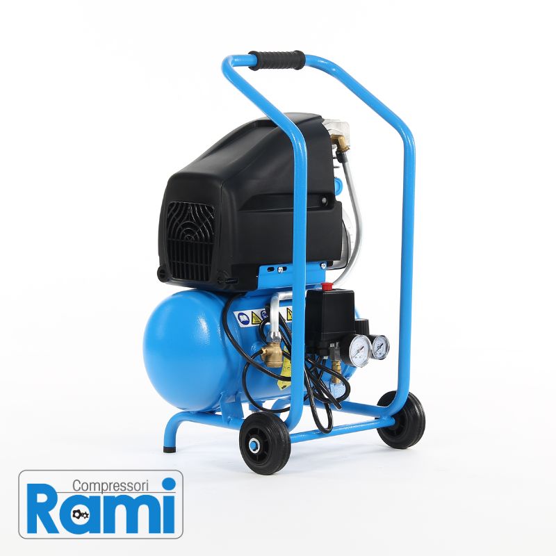 Compressore Abac Silverstone L25P carrellato- 2.5Hp, 10bar, 10 litri