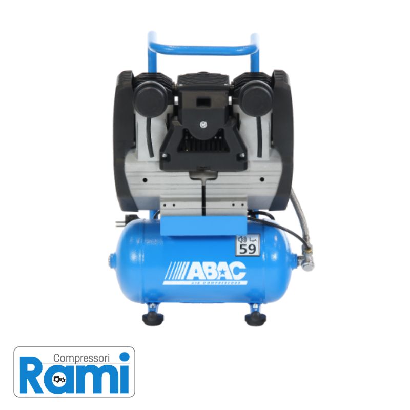 Compressore Abac Start Quiete OS10 - 1Hp, 9Bar, serbatoio 6 litri