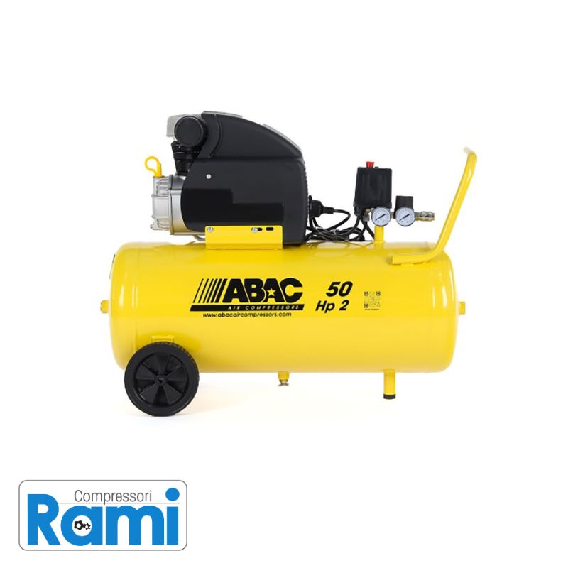 Compressore Abac Montecarlo B20 Baseline - 2Hp, 8bar, serbatoio 50 litri