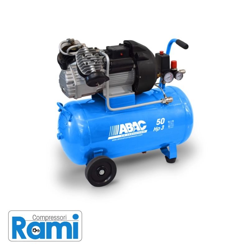 Compressore Abac V36/50 coassiale lubrificato - 3Hp, 10bar, 50 litri
