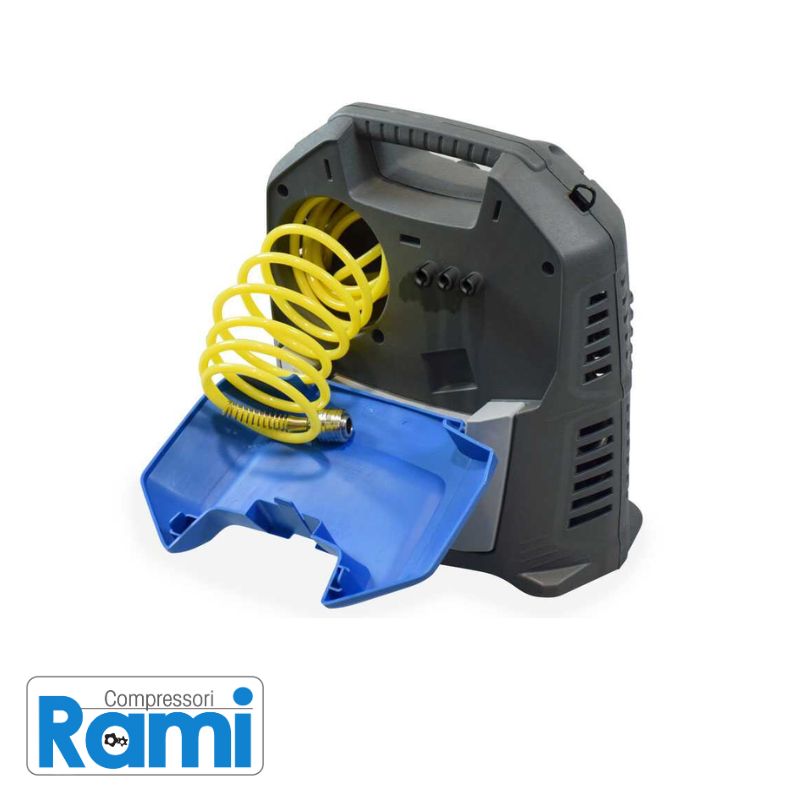 Compressore Abac Suitcase 1.5Hp portatile con tubo spiralato