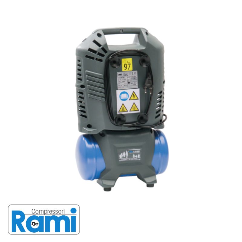 Compressore Abac Suitcase portatile - 1.5Hp, 8bar, 6 litri