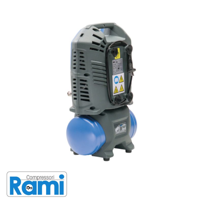 Compressore Abac Suitcase portatile - 1.5Hp, 8bar, 6 litri