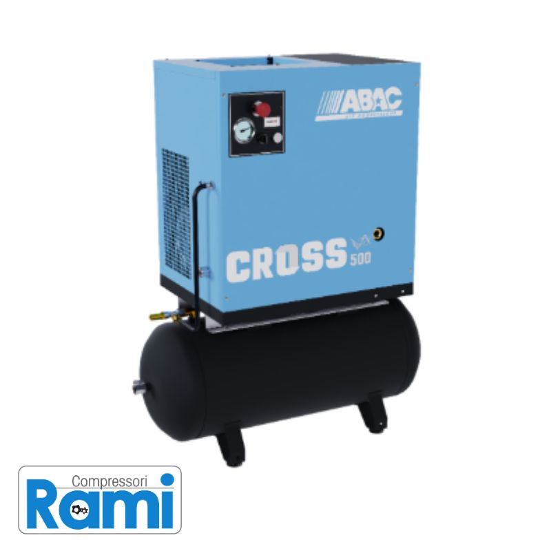 Compressore a vite a velocità variabile Abac CROSS 500 100 - foto laterale a destra
