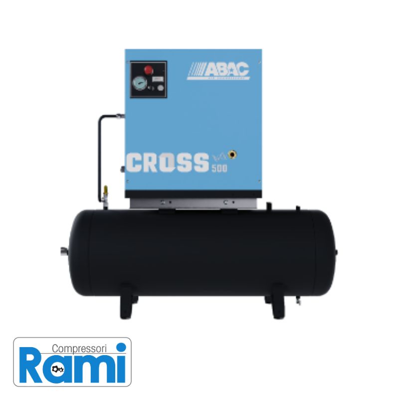 Compressore a vite a velocità variabile Abac CROSS 500 200 - foto frontale
