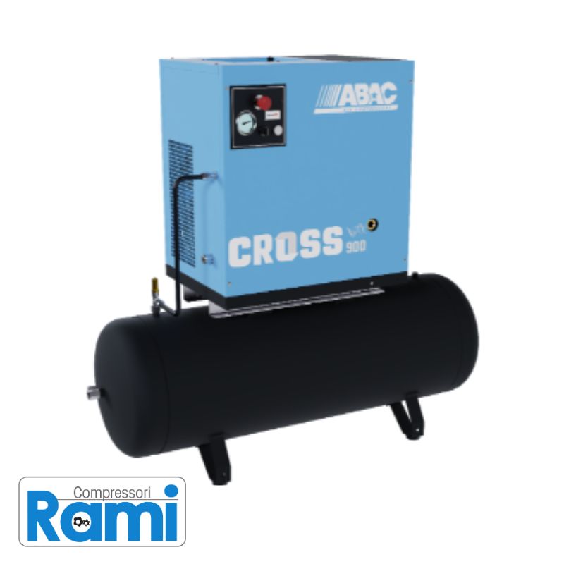 Compressore a vite a velocità variabile Abac CROSS 900 200 - foto laterale a sinistra