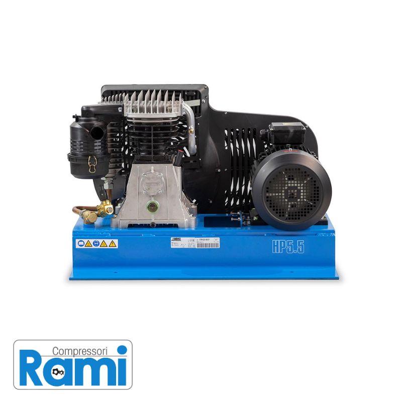 foto frontale compressore abac B5900B BF5,5D - 5.5Hp