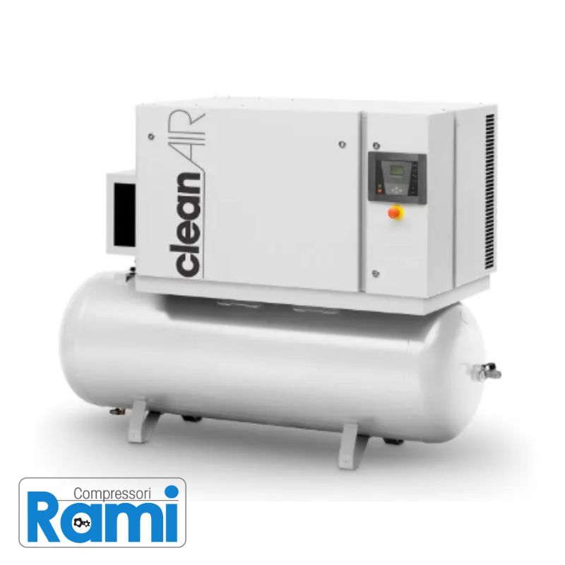 Compressore Abac Clean Air CNR 55/270 S YD - 5.5Hp, serbatoio 270 litri - foto frontale