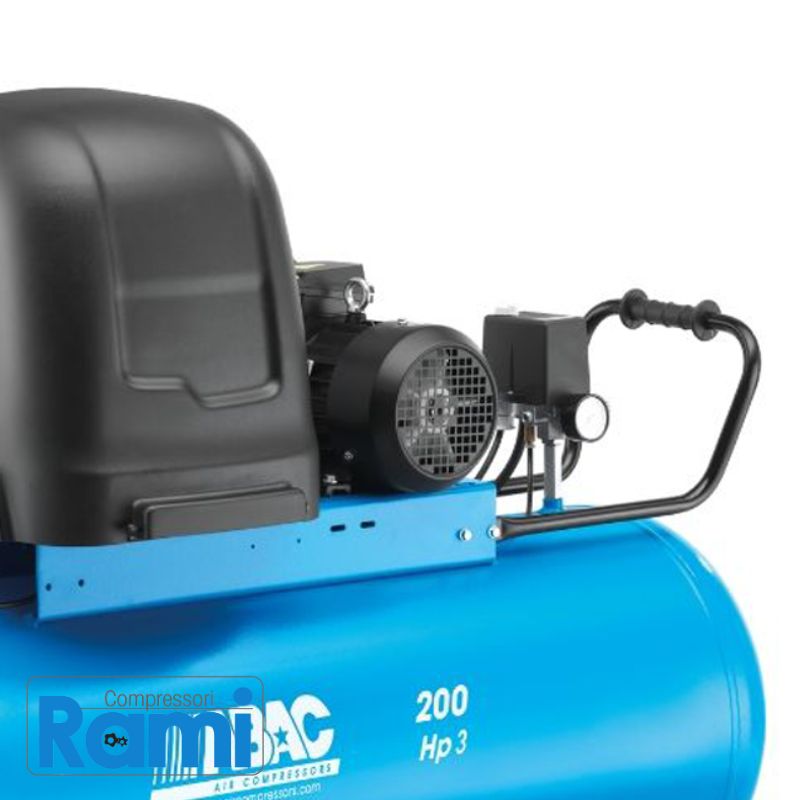 Compressore silenziato a pistone Abac S A39B 200 CT3 - foto dettaglio motore