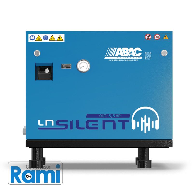 Compressore Abac silenziato LN1 B5900 0 T5,5 DOL - foto frontale