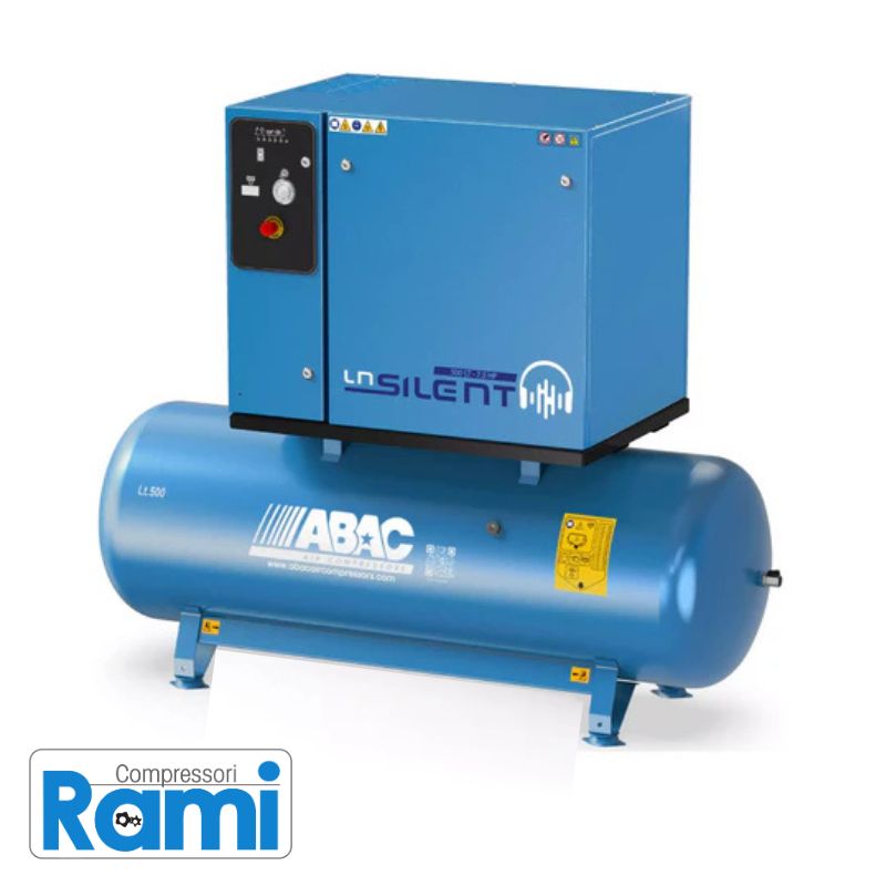 Compressore Abac LN1 B5900 500 T5,5 DOL - 500 litri - foto frontale