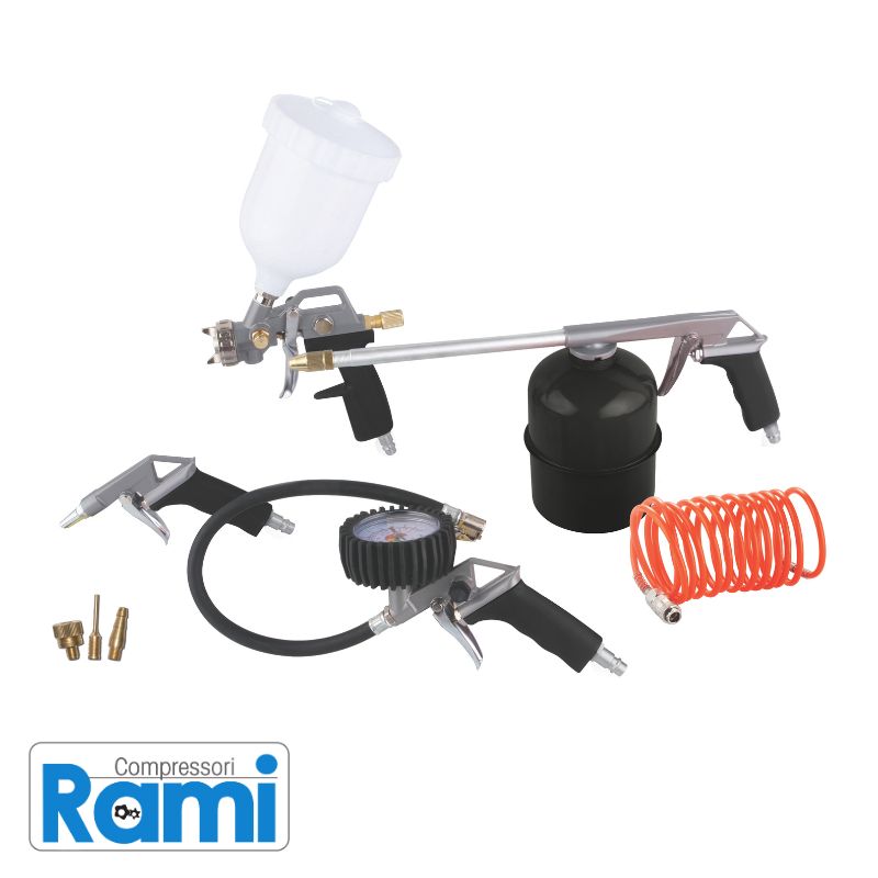 Abac Kit Utensili Pneumatici 8 pezzi G-810P