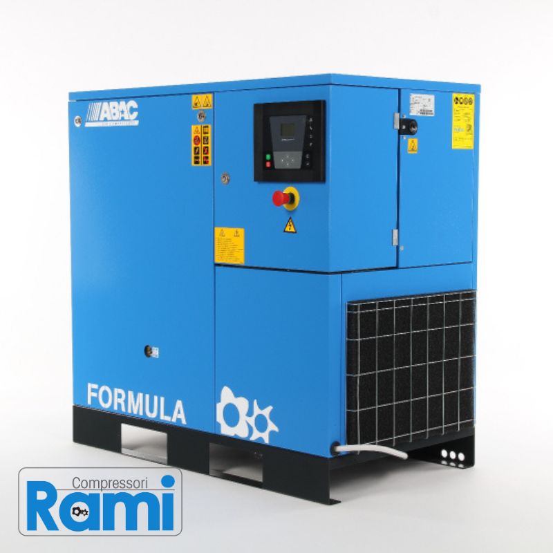 Compressore a vite a velocità fissa da 18 kW FORMULA 18 10 bar - foto laterale