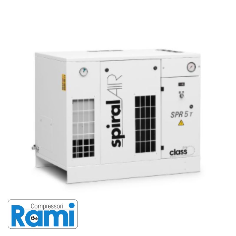 Compressore a vite Abac SPR5 10 IEC 400 50 3 - 10bar, 5.5Hp - foto laterale