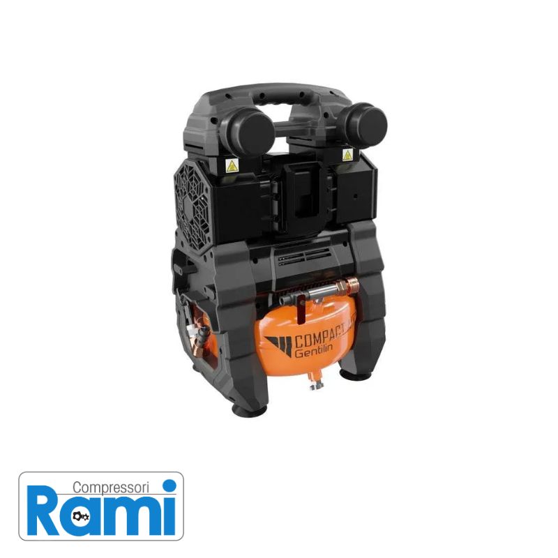 Compressore oil-free Compact Air Gentilin DC100/05 - 0,50kW, serbatoio 5 litri