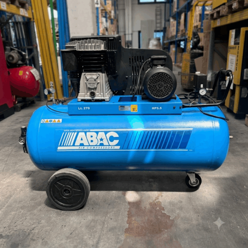 Immagine frontale compressore abac b5900 270 ct5.5 400v